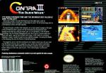 Contra III - The Alien Wars Box Art Back